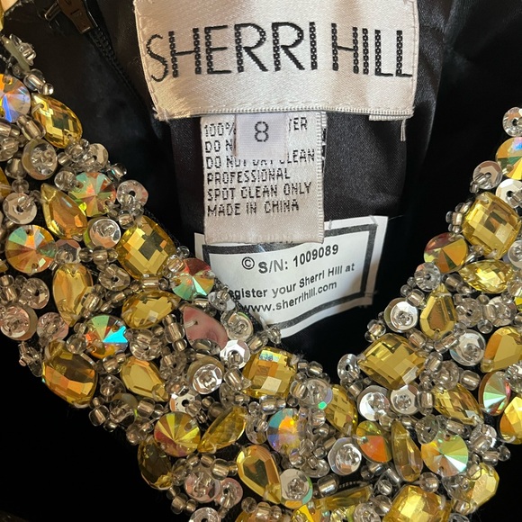 Sherri Hill Women's Mini Jeweled Strap Dress - Picture 3 of 6